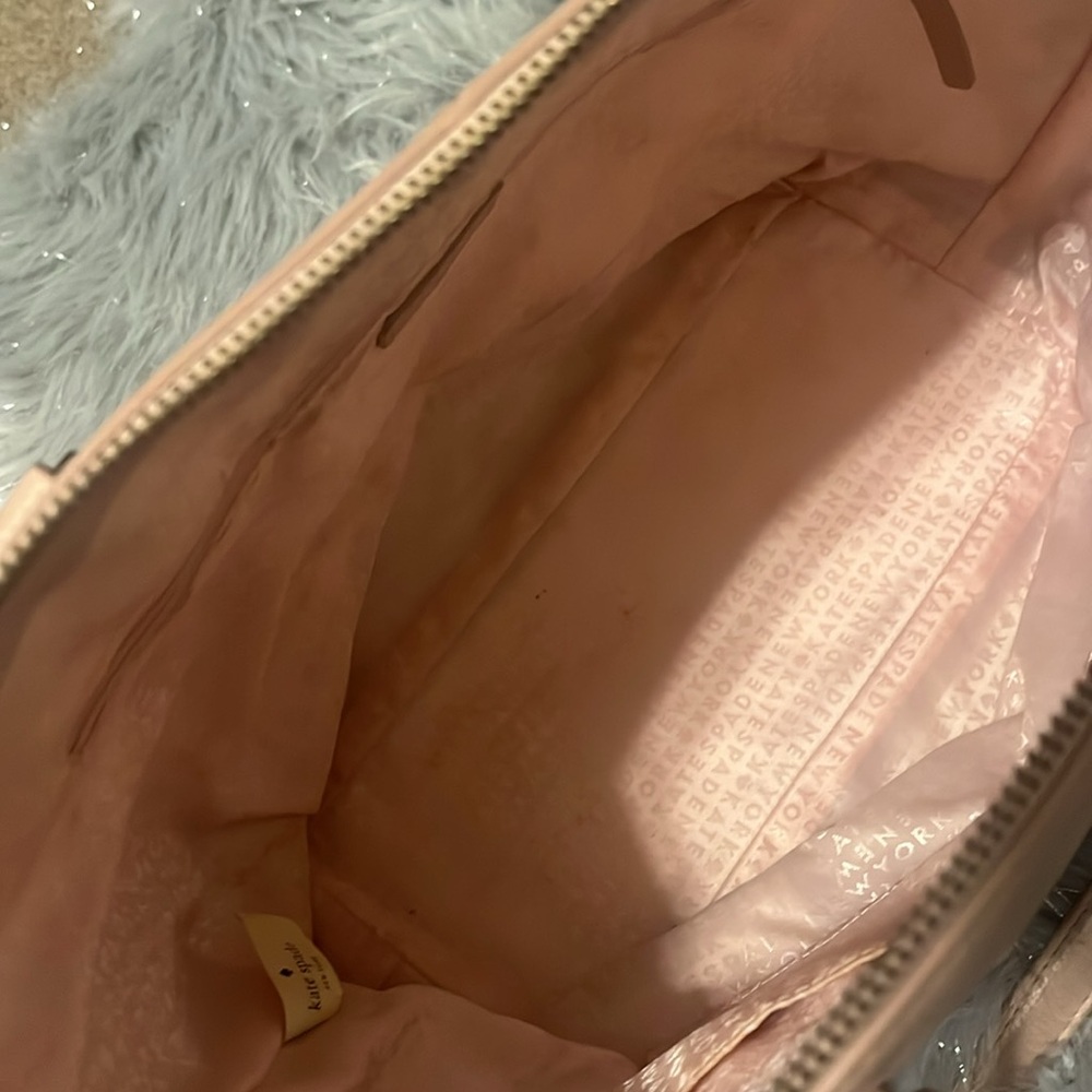 Kate Spade Penny Larchmont Avenue Pebble Pink Zip Tote - Picture 6 of 11